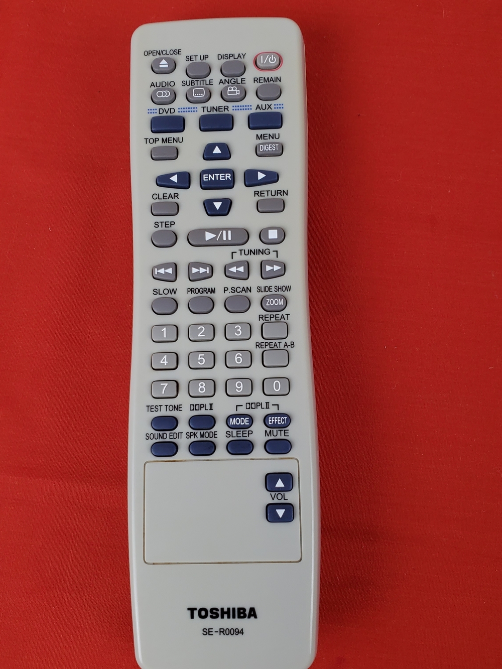 Toshiba White TV Remote Control SE-R0094 - White